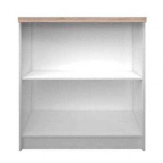 Regál, bílá / dub sonoma, TOPTY 16