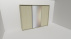 Skříň FLEXI 3 š.260cm v.240cm : 2x dveře plné , 1x zrcadlo - jen osobní odběr