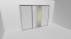 Skříň FLEXI 3 š.280cm v.240cm : 2x dveře plné , 1x zrcadlo - jen osobní odběr