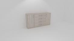 Komoda AURA 3 - hloubka 43cm - jen osobní odběr