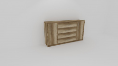 Komoda AURA 3 - hloubka 43cm - jen osobní odběr