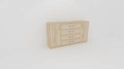 Komoda AURA 3 - hloubka 43cm - jen osobní odběr