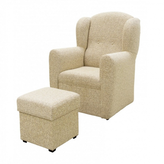 Taburet RADKA 38 x 38 cm - z letáku - Látka Akční - jen osobní odběr