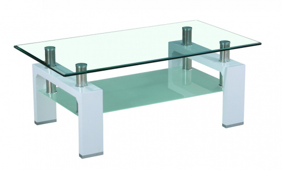 Konferenční stolek A 08-2 bílý