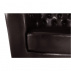 Křeslo, tmavohnědá ekokůže, MARON