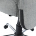 Kancelářské křeslo, látka světle šedá + síťka, Fabry