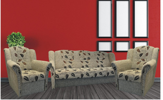 Sedací souprava Agata béžový list