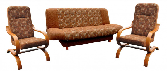 Sedací souprava Olek dřevo olše