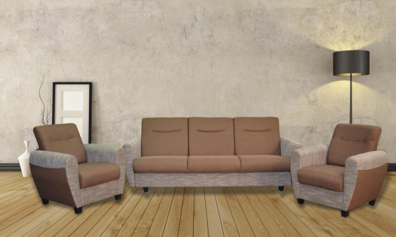 Sedací souprava Marie hnědá