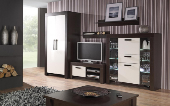 Obývací stěna Cezanne sestava B milano/crem