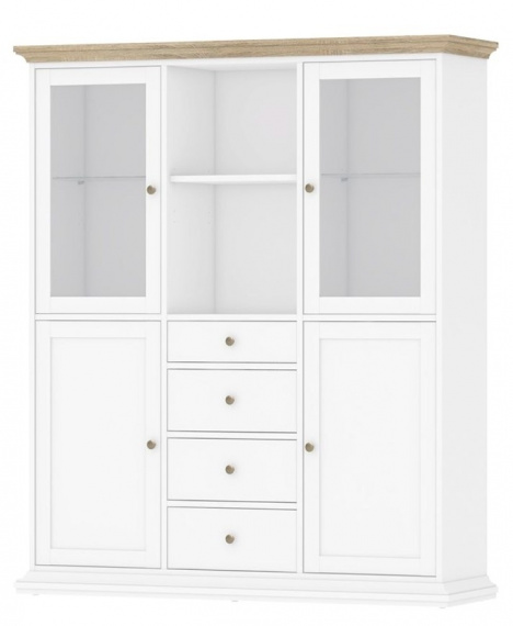 Příborník Provence 828 bílá/dub