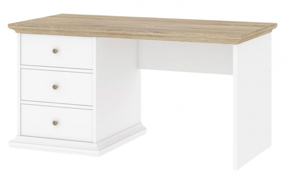 Psací stůl Provence 821 bílá/dub