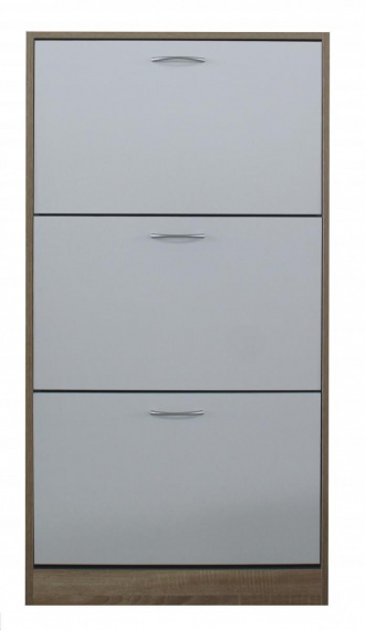 Botník 3K dub sonoma/bílá