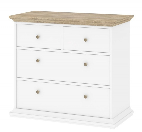 Komoda Provence 716 bílá/dub