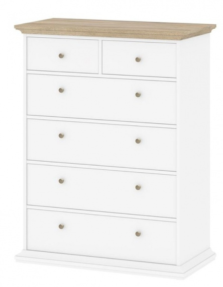 Komoda Provence 718 bílá/dub