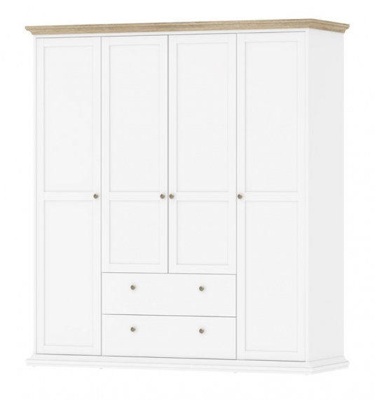 Skříň Provence369 bílá/dub