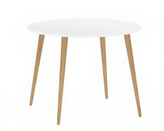 Jídelní stůl Retro 386 bílá/dub