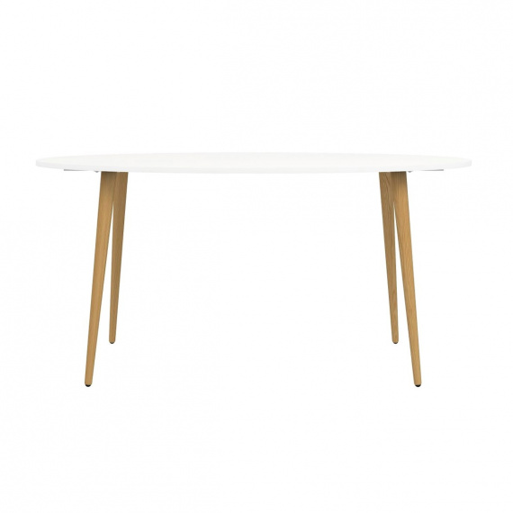Jídelní stůl Retro 397 bílá/dub