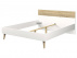 Postel Retro 378 140x200 bílá/dub