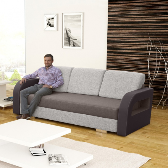 Pohovka Lori tm.hnědá