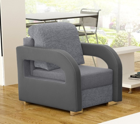 Křeslo Lori sv.šedé