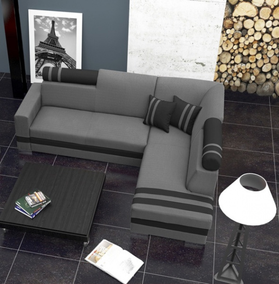 Sedací souprava Replay P šedá/černá