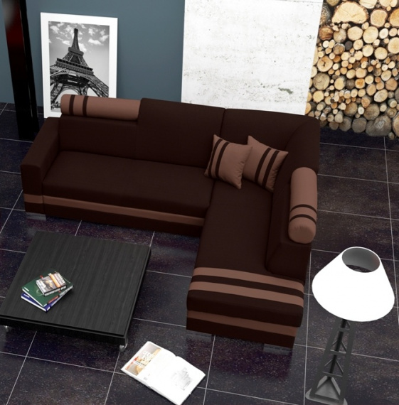 Sedací souprava Replay P tm.hnědá