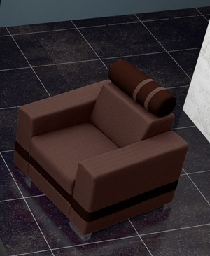 Křeslo Replay sv.hnědé