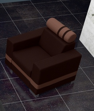 Křeslo Replay tm.hnědé