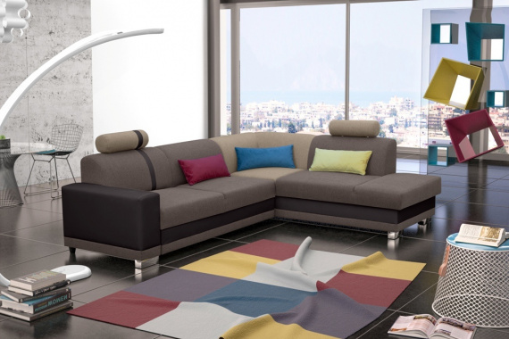 Sedací souprava Tira P hnědá