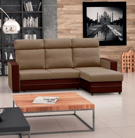 Sedací souprava Maxim P sv.hnědá/EKO hnědá