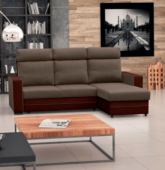 Sedací souprava Maxim P tm.hnědá/EKO hnědá