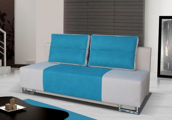 Pohovka Lucy II béžová/modrá