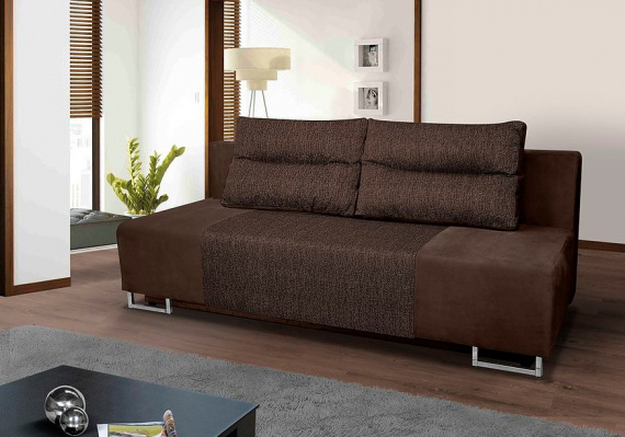 Pohovka Lucy II tm.hnědá