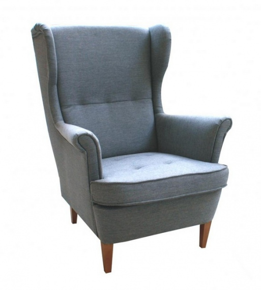 Křeslo Petra světle šedá