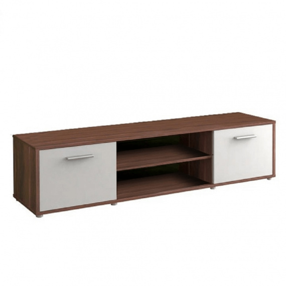 TV stolek, švestka / bílá, ZUNO NEW 01