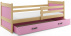 Postel Riky 90x200 borovice/růžová