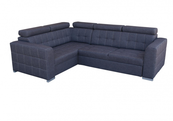 Sedací souprava Zara L roh šedá