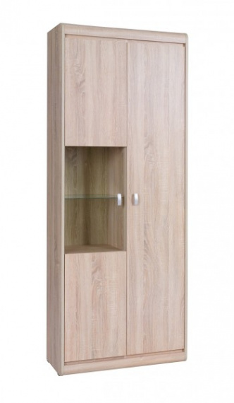 Vitrína Silesia R2 sonoma