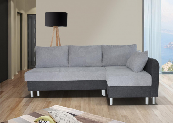 Sedací souprava Qawra P šedá