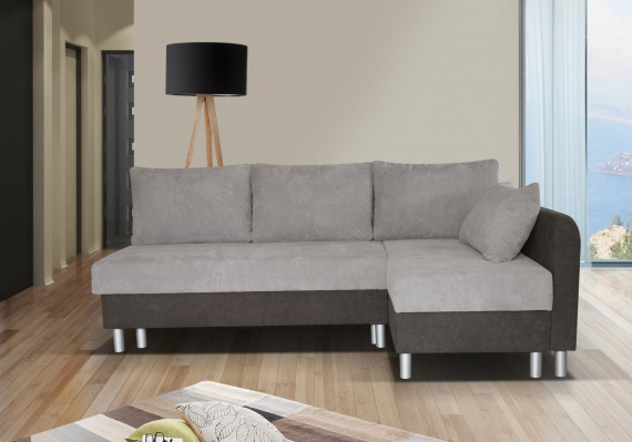 Sedací souprava Qawra P hnědá