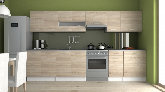 Kuchyňská linka Luigi III 260/320 dub sonoma