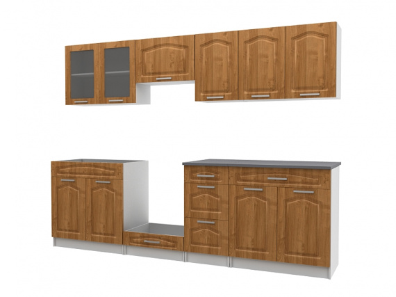 Kuchyňská linka Moneta 260 olše klasik