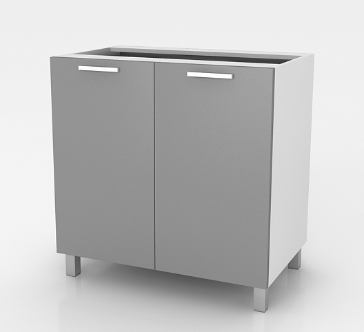 Kuchyňská skříňka Natanya D602D šedý lesk