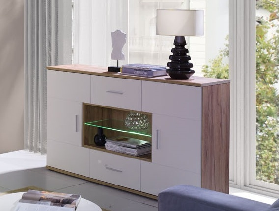 Komoda Nigeria dub zlatý/crem