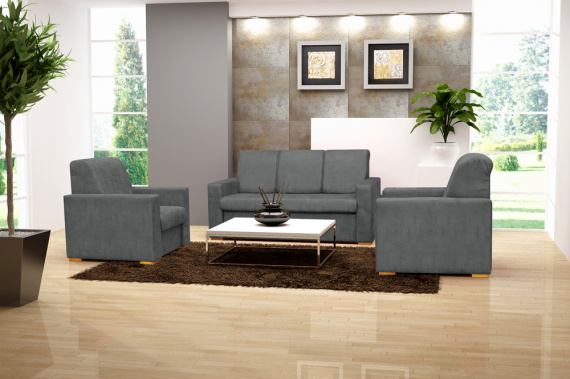 Sedací souprava Evita 3F+1+1 šedá