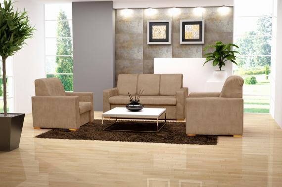 Sedací souprava Evita 3F+1+1 béžová