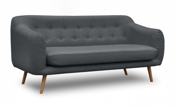 Pohovka Steam tm.šedá