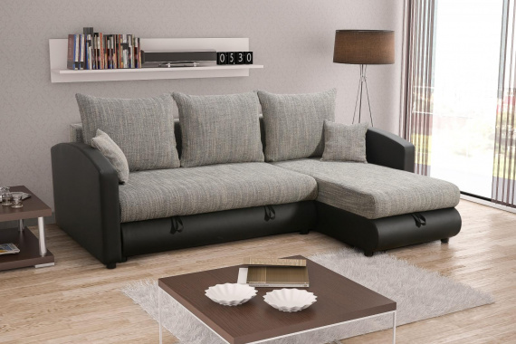 Sedací souprava Eva UNI Berlin 01/Eko černá