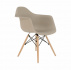 Křeslo, capuccino / buk, DAMEN NEW